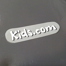 Transfer Têxtil DTF 9,5x2cm - 2 cores