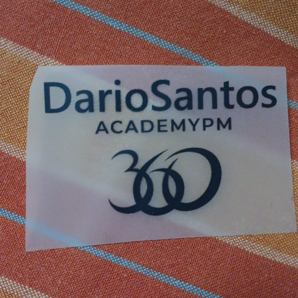 Transfer Têxtil DTF 10X6cm Preto