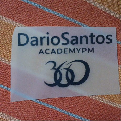 Transfer Têxtil DTF 10X6cm Preto