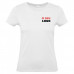 T-Shirt Branca Estampada no Peito 1 Cor