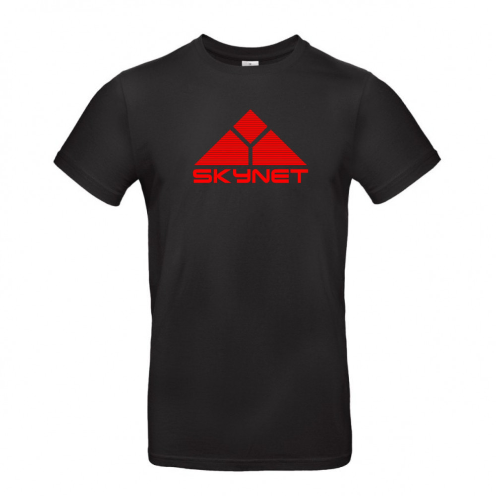 Skynet T-Shirt Preta e Vermelha