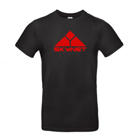Skynet T-Shirt Preta e Vermelha