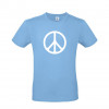 Paz Simbolo T-Shirt Azul
