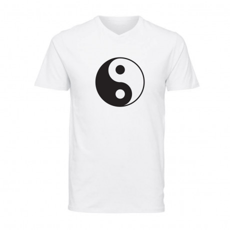 Yin Yang T-Shirt Branca