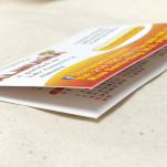 Cartão de Visita Duplo com Calendário