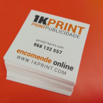 Cartão de Visita Quadrado 1 Face