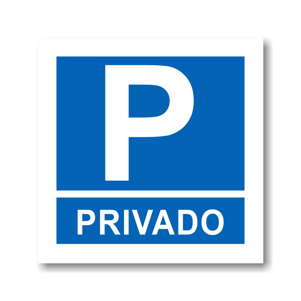 Placa Parque Privado