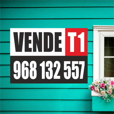 Placa Vende 70x50cm