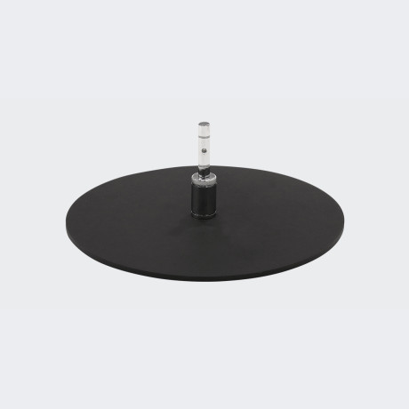 Base metálica redonda para bandeira