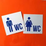 2 Placas WC