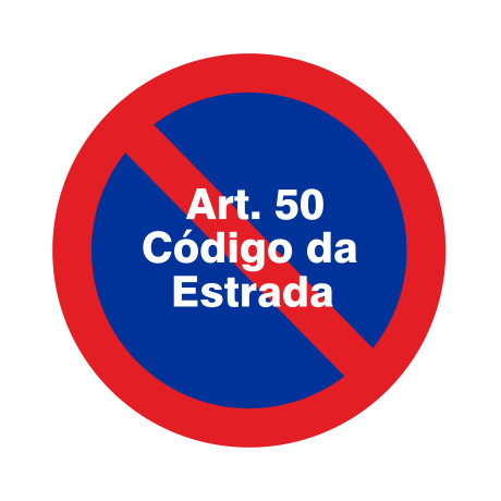 Autocolante Proibido Estacionar 20 cm