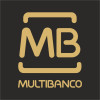 Placa "Multibanco" Preto e dourado