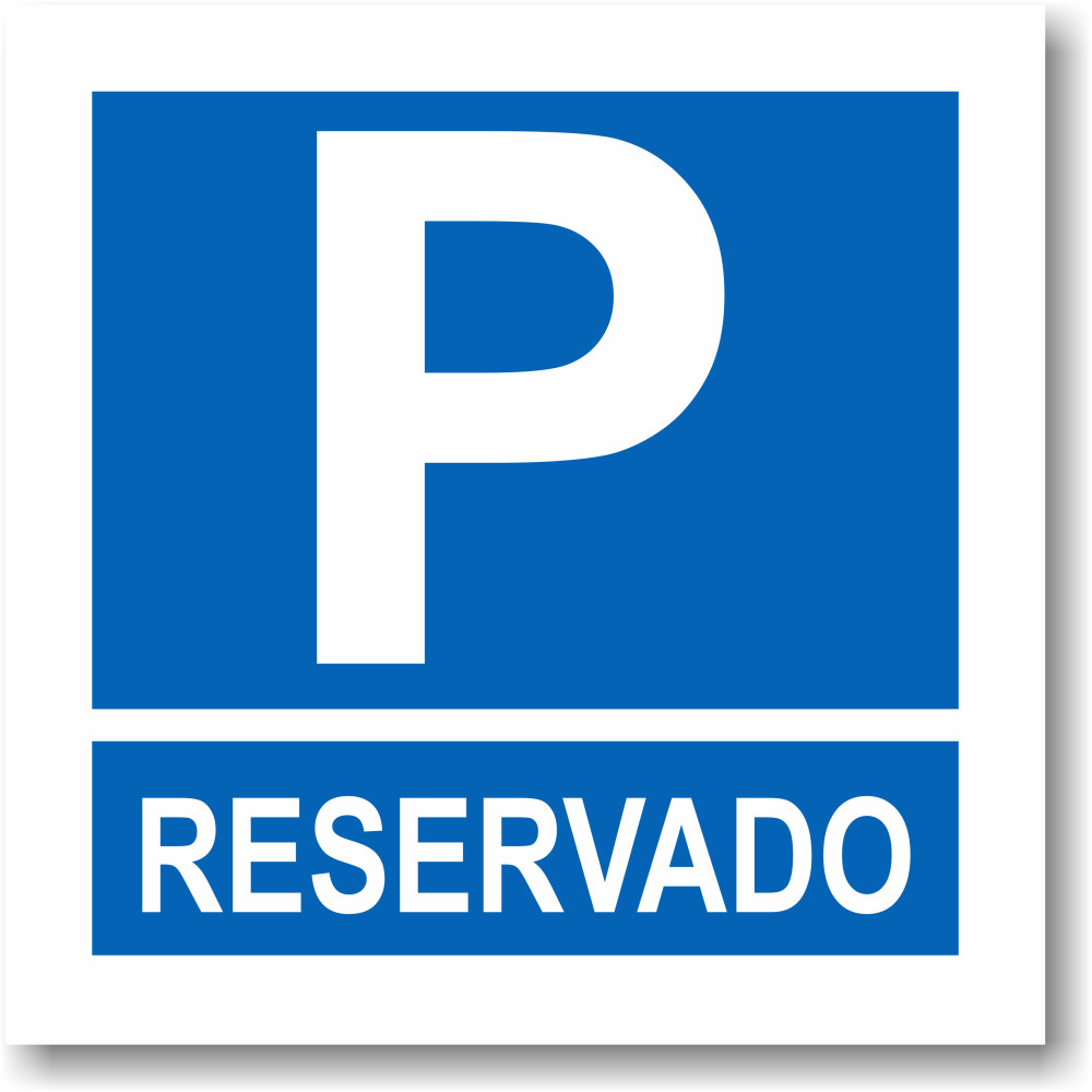 Placa Parque Reservado