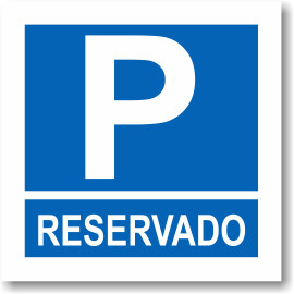 Placa Parque Reservado