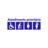 Placa 290x110x2mm Atendimento Prioritário