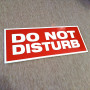 Placa "Do Not Disturb"