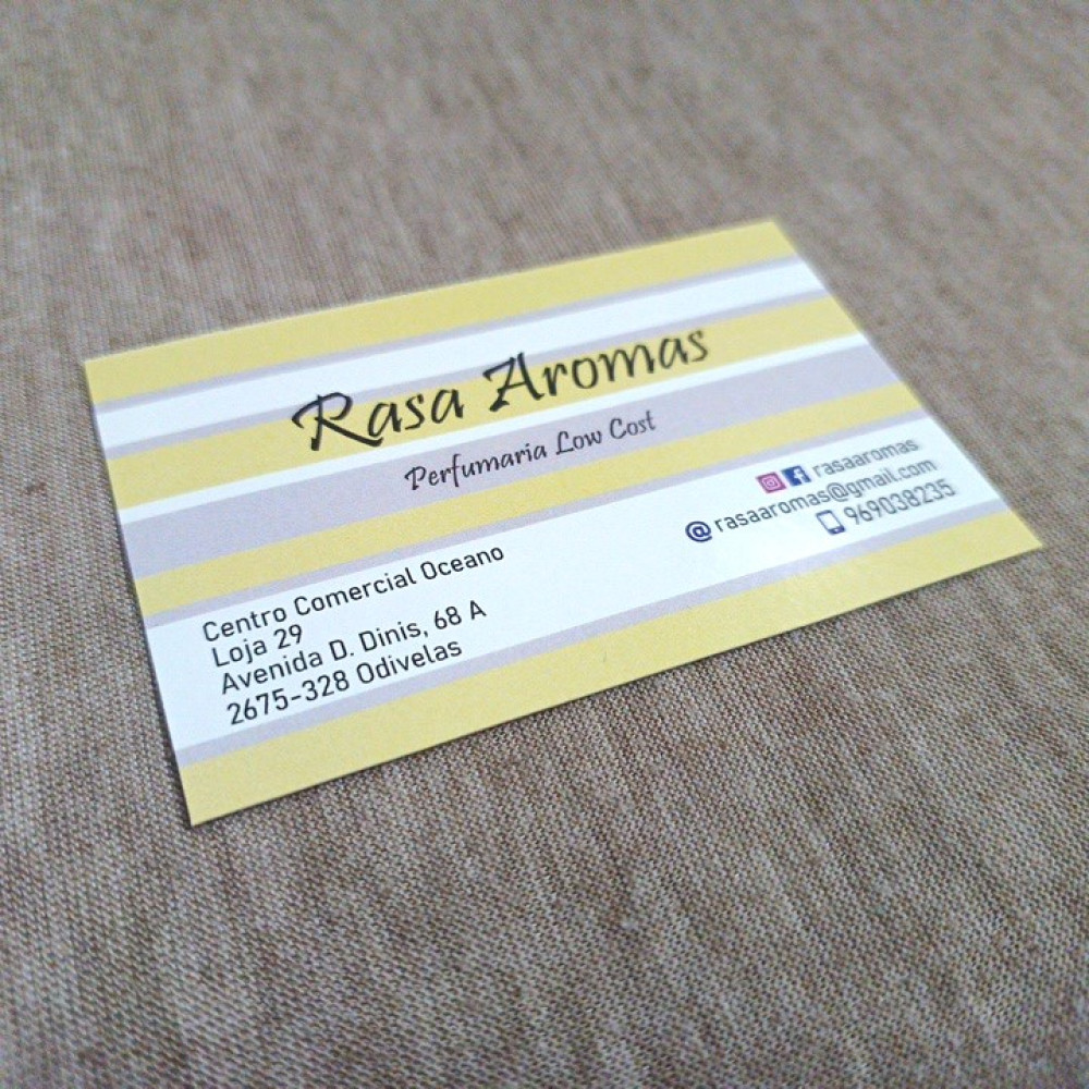 Autocolante em papel 85x65mm