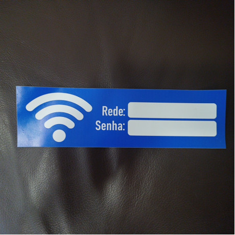 Autocolante Senha WI-Fi