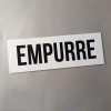 Placa "Empurre" Branca