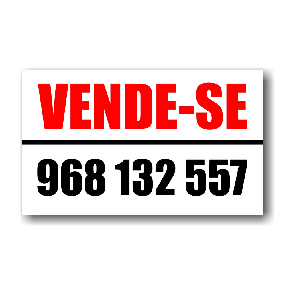 Placa Vende-se 100x60cm