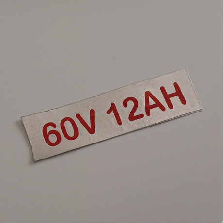 Autocolante Alumínio 60V 12Ha