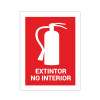 Autocolante Extintor no Interior