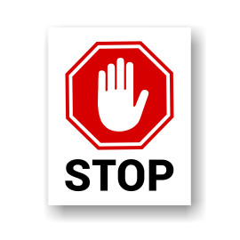 Placa STOP