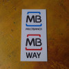 Placa "Multibanco" e "MB Way" 60x120