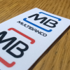 Placa MB Way Multibanco 43x90mm
