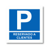 Placa Parque Reservado Clientes