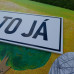 Placa Volto Já em PVC (Grande)