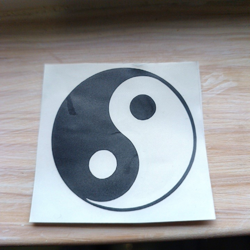 Símbolo Yin Yang em vinil autocolante