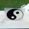 Símbolo Yin Yang em vinil autocolante
