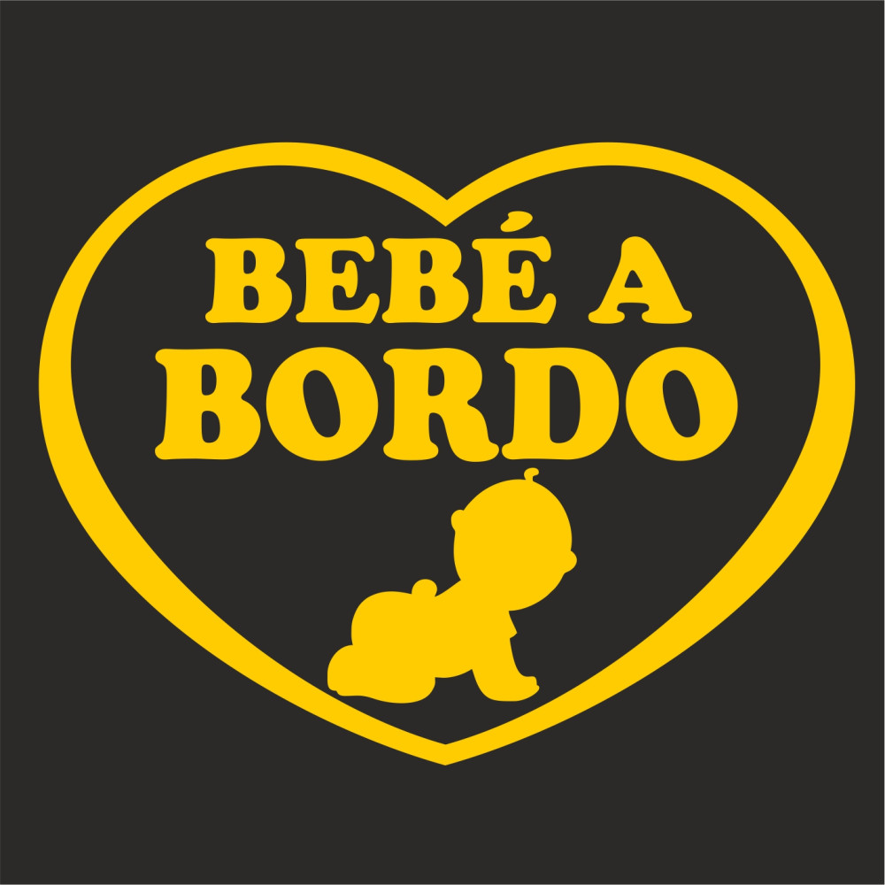 Autocolante Bebé a Bordo