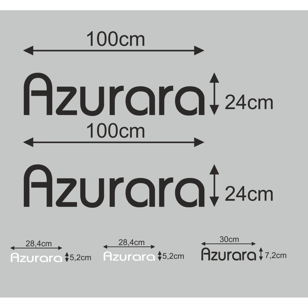 Vinil Preto Recortado 100x62cm + Horário 65x16cm