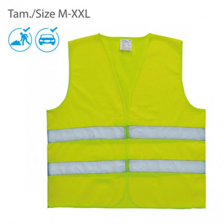 Colete Amarelo de Alta Visibilidade personalizado