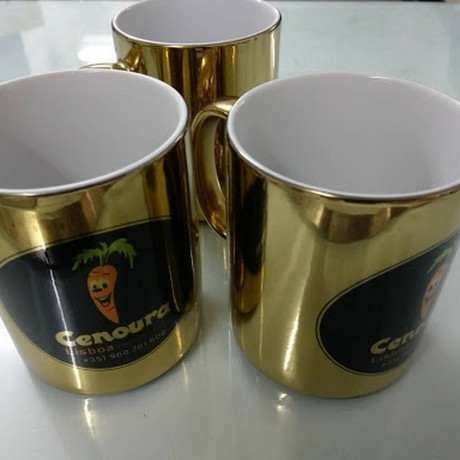 Caneca Dourada personalizada